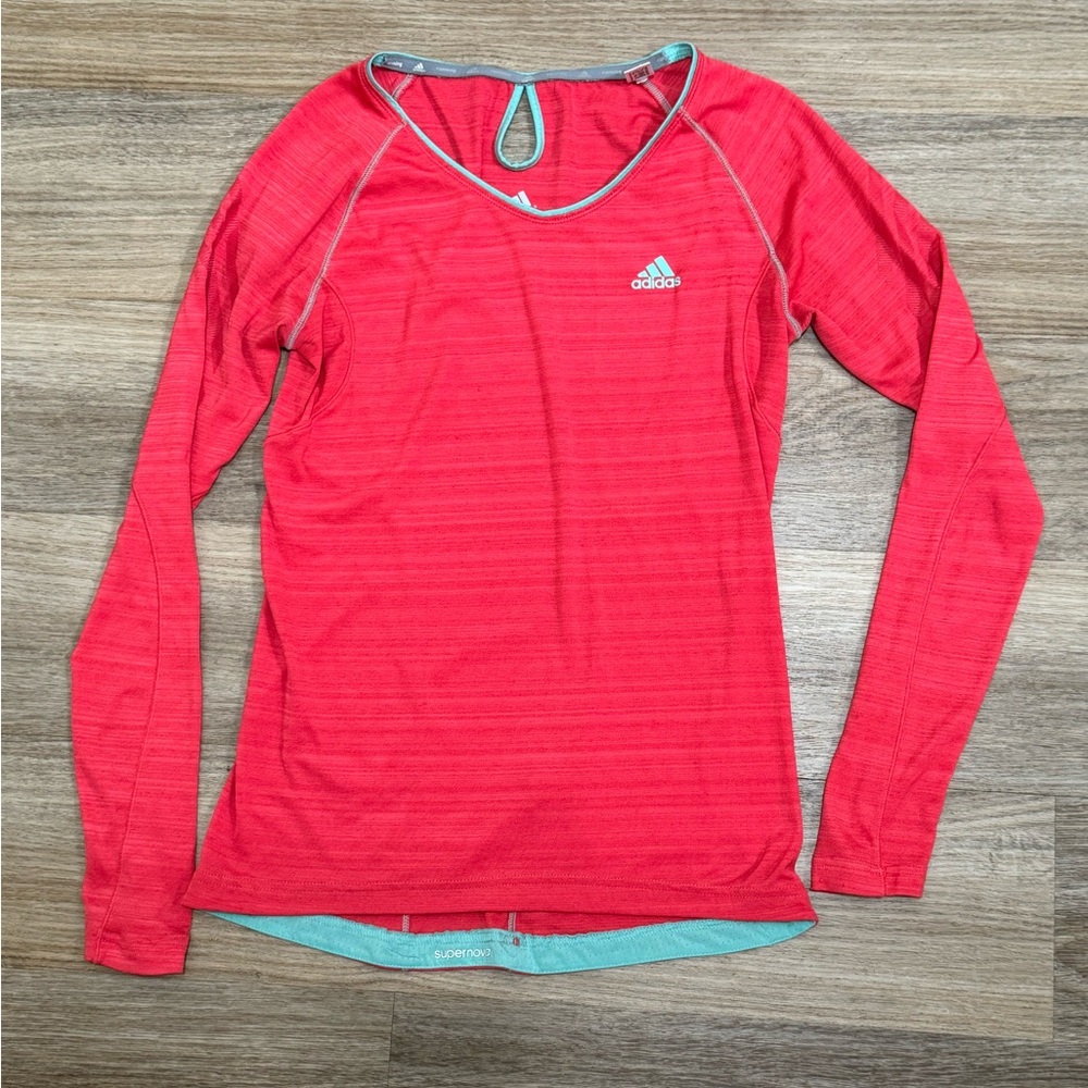 Adidas running shirt size Xsmall climalite long sleeve